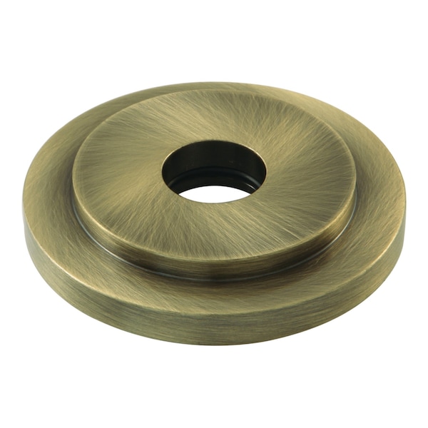 FLEURO3 Manhattan Heavy Duty Round Solid Cast Shower Flange, Brass